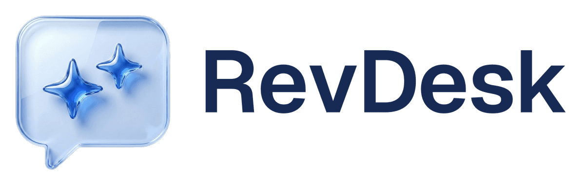 Dark RevDesk wordmark